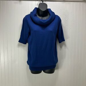 ANN TAYLOR Short Sleeve Cowl Neck Sweater